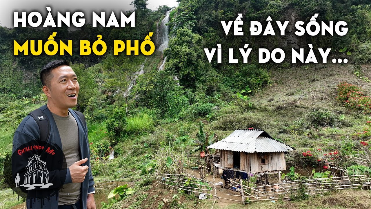 Bắt gặp ông cụ sống dưới con thác tuyệt đẹp ở Sơn La
