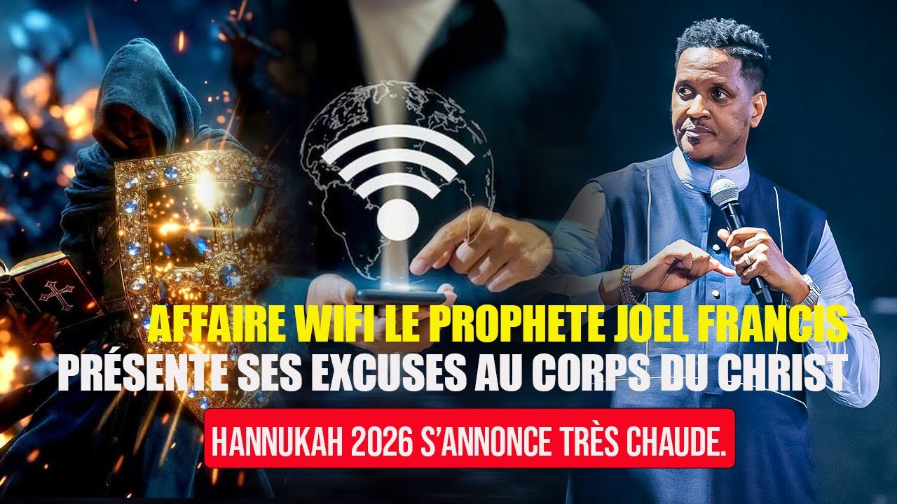 HANNUKAH LE PROPHETE  JOËL FRANCIS TATU  PRESENTE SES EXCUSES. VOUS DEVEZ SUIVRE CETTE VIDÉO