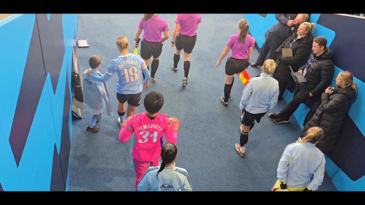 Man City 6 vs Aston Villa 1 ロングバージョン　Man City WSL前半戦首位で折り返し　長谷川唯選手　藤野あおば選手 山下亜也加選手 土方摩耶選手　2025/12/14