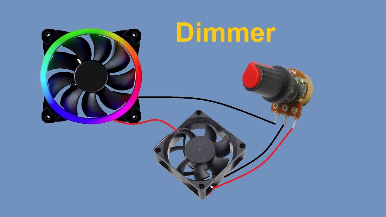 Dimmer Simples e Caseiro para Cooler Lâmpadas e Motores em Geral