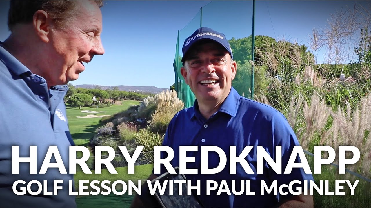 HARRY REDKNAPP GOLF LESSON with PAUL McGINLEY - YGT Captain's Trophy Event 2019