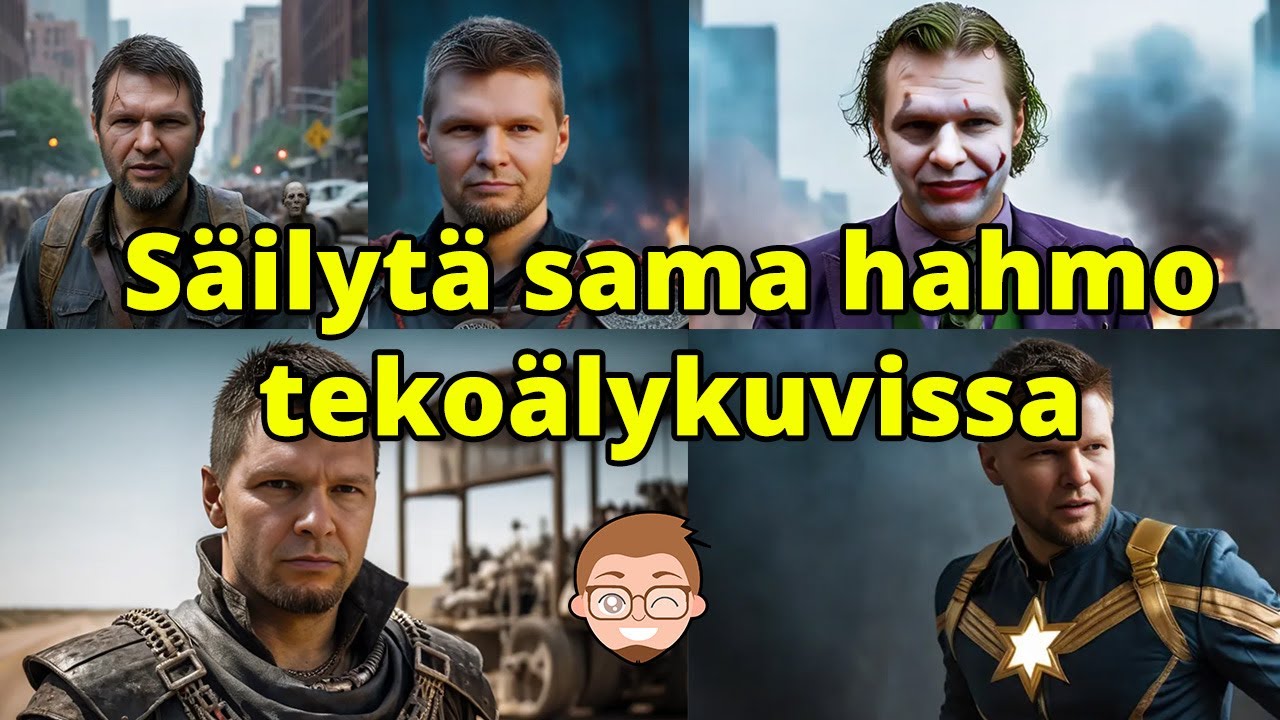 Näin teet tekoälyllä kuvia, missä säilytät saman hahmon kuvasta toiseen!