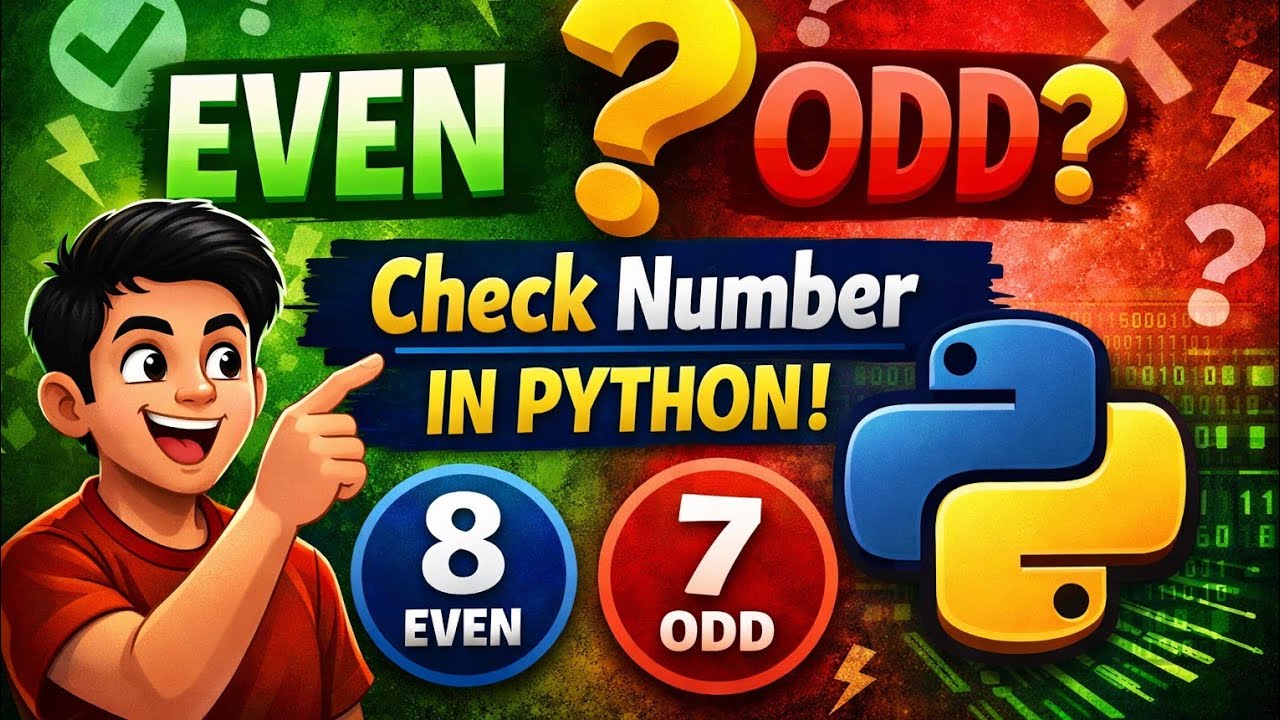 How to Check if a Number is Even OR Odd in Python