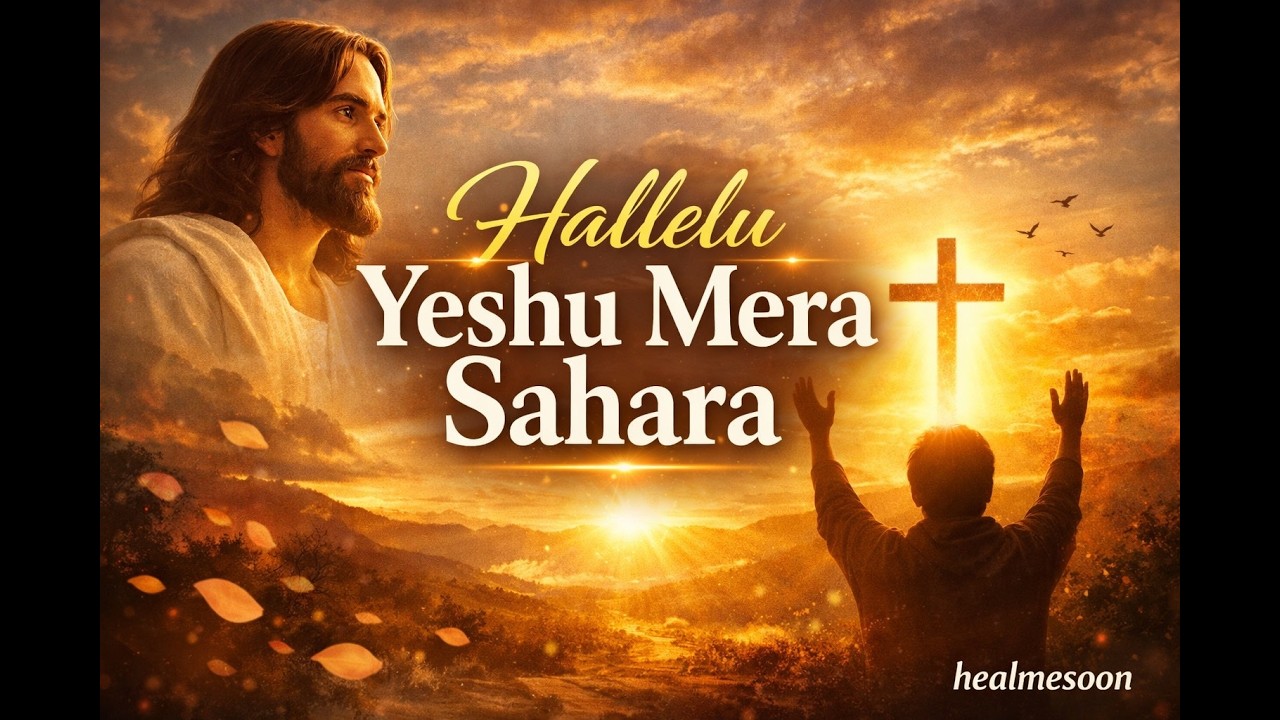 Hallelu Yeshu Mera Sahara | Peaceful Hindi Christian Worship Song | Masihi Bhajan 2026 | Healmesoon