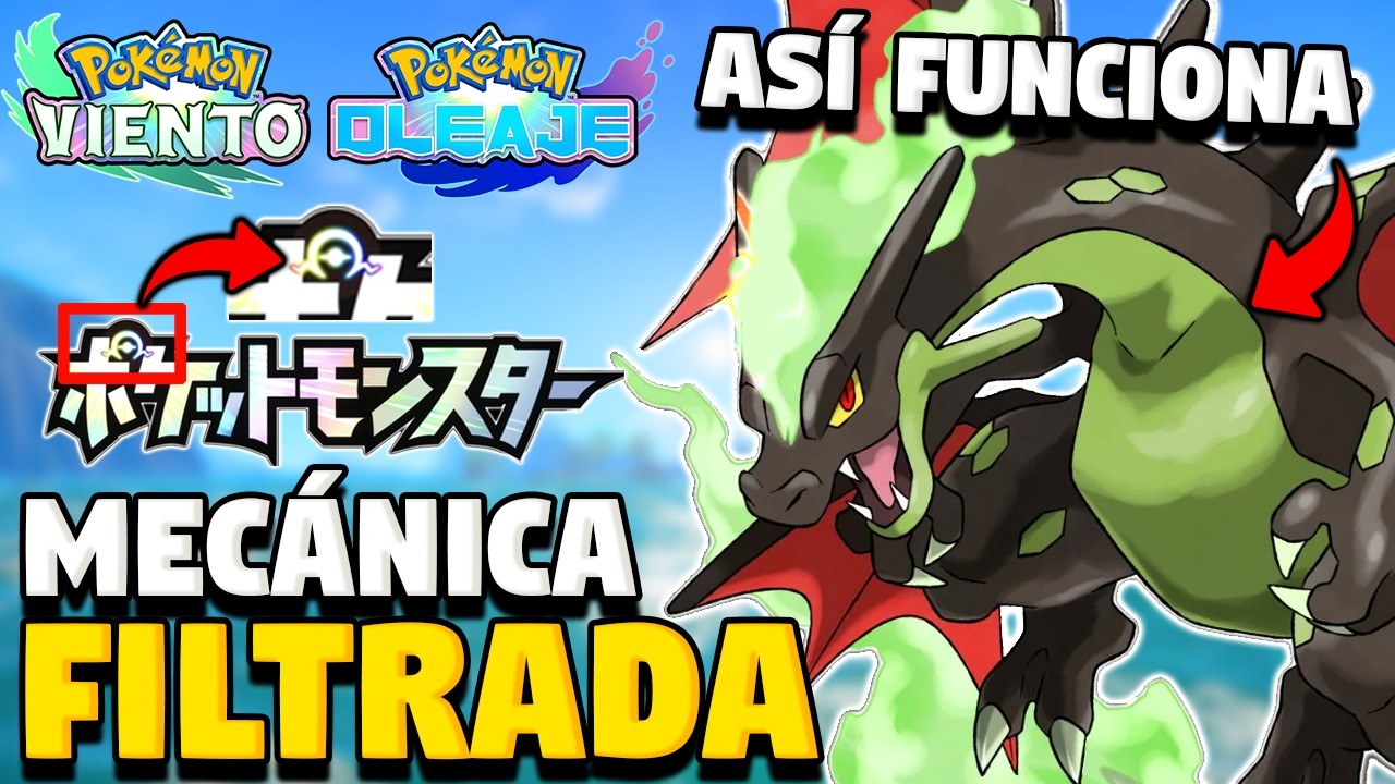 🔥¡RENACER POKÉMON! Así es la NUEVA MECÁNICA de POKÉMON VIENTO y OLEAJE