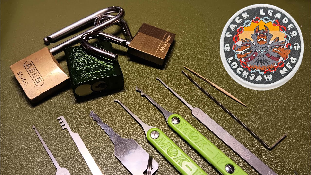 Picking 3 Locks in 9 Different Ways - PACK LEADER CHALLENGE