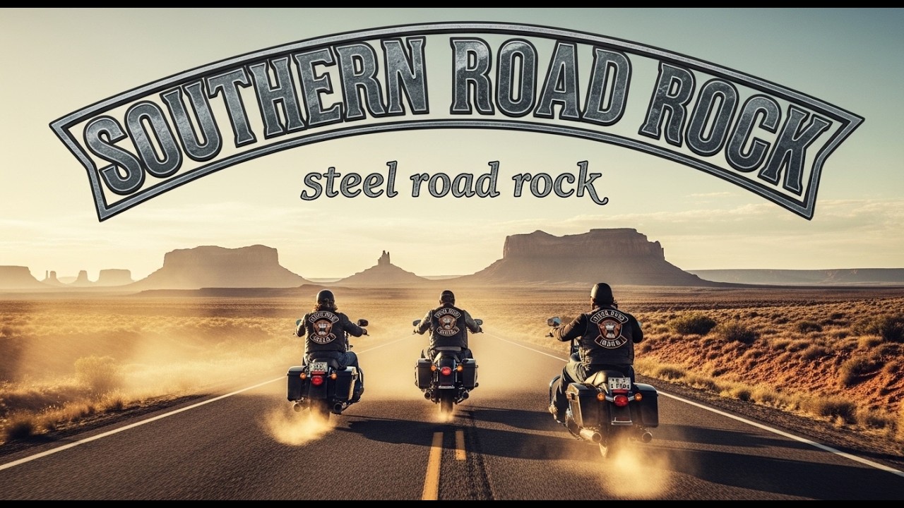 Steel Road Rock – Midnight Gridpulse 💀⚡ Ghost Riders | Chrome Sparks in the Black Rain #DarkNeon