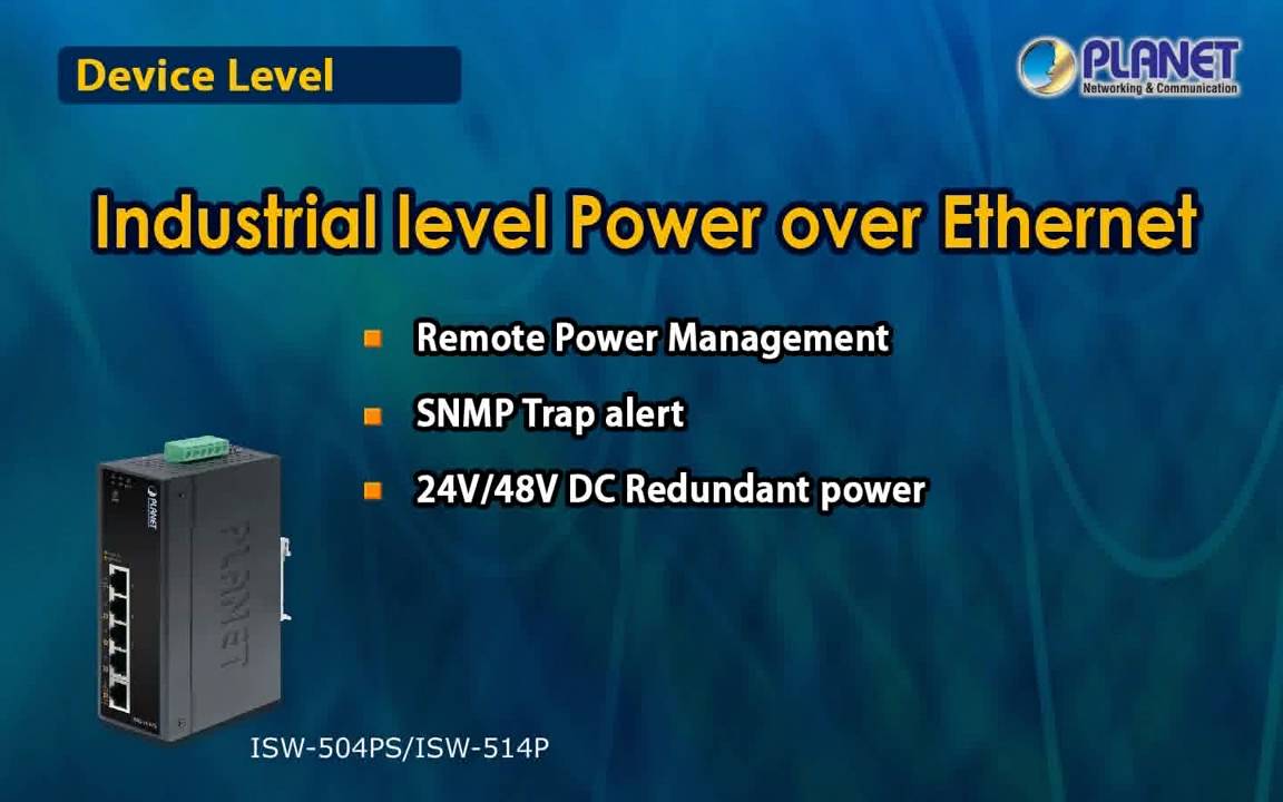 PLANET Industrial Ethernet Solution