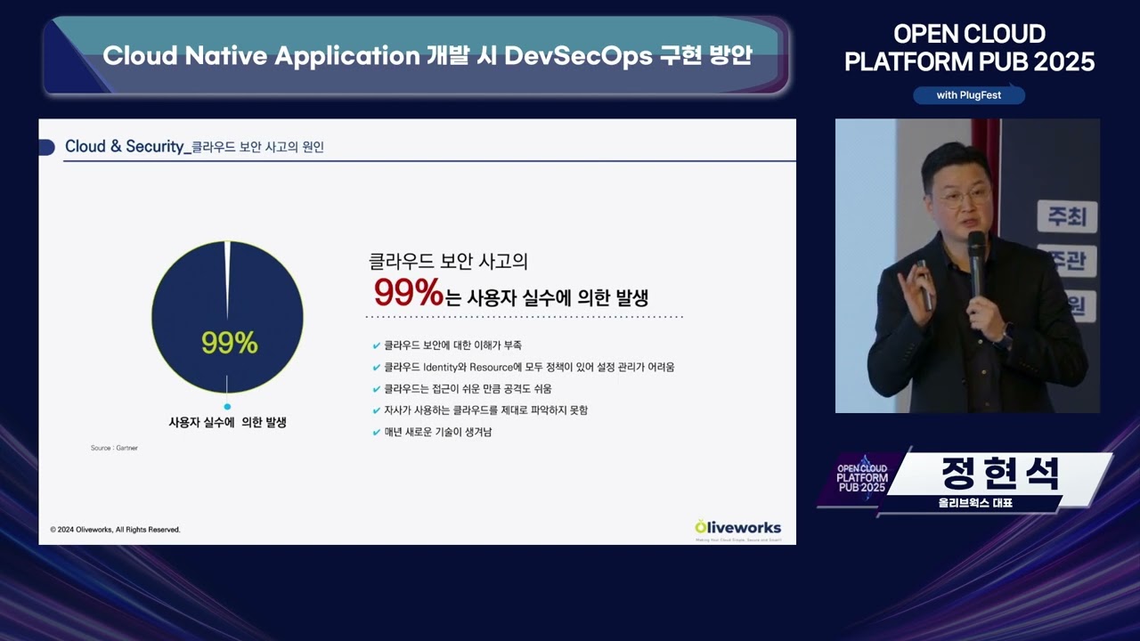 [OPEN CLOUD PLATFORM PUB 2025] session2 Cloud Native Application 개발 시 DevSecOps 구현 방안