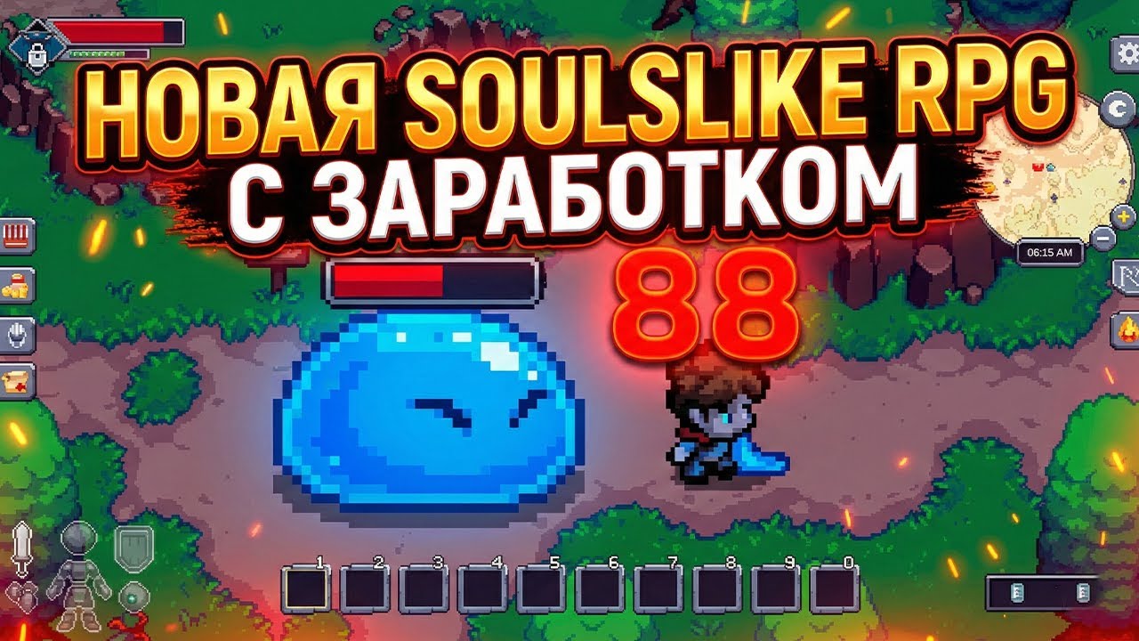 Свежая Soulslike RPG с Заработком USDT! Roots of Embervault