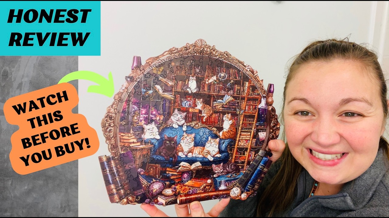 Come Check Out This Unique Wooden 190 pc Cat Puzzle