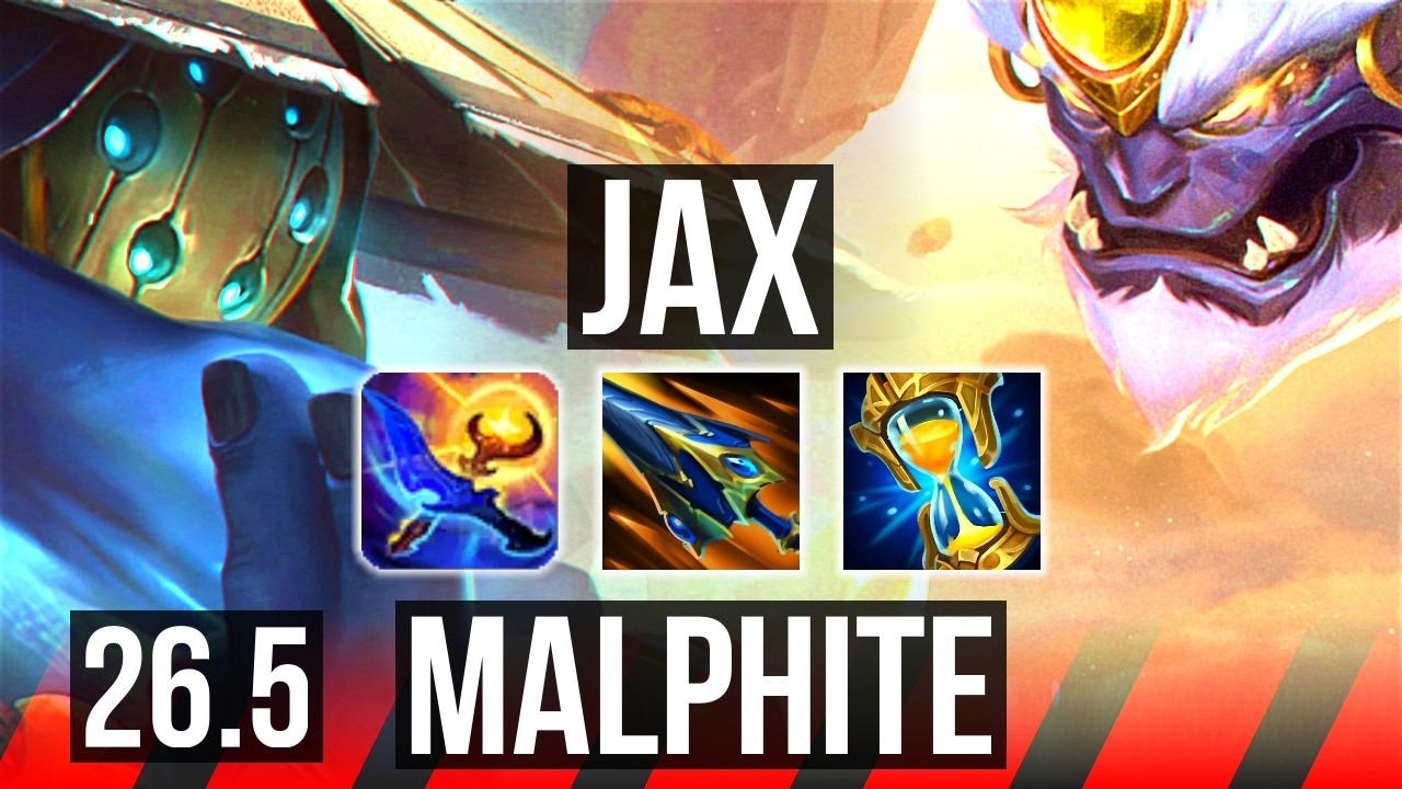 JAX vs MALPHITE (TOP) | KR Challenger | 26.5