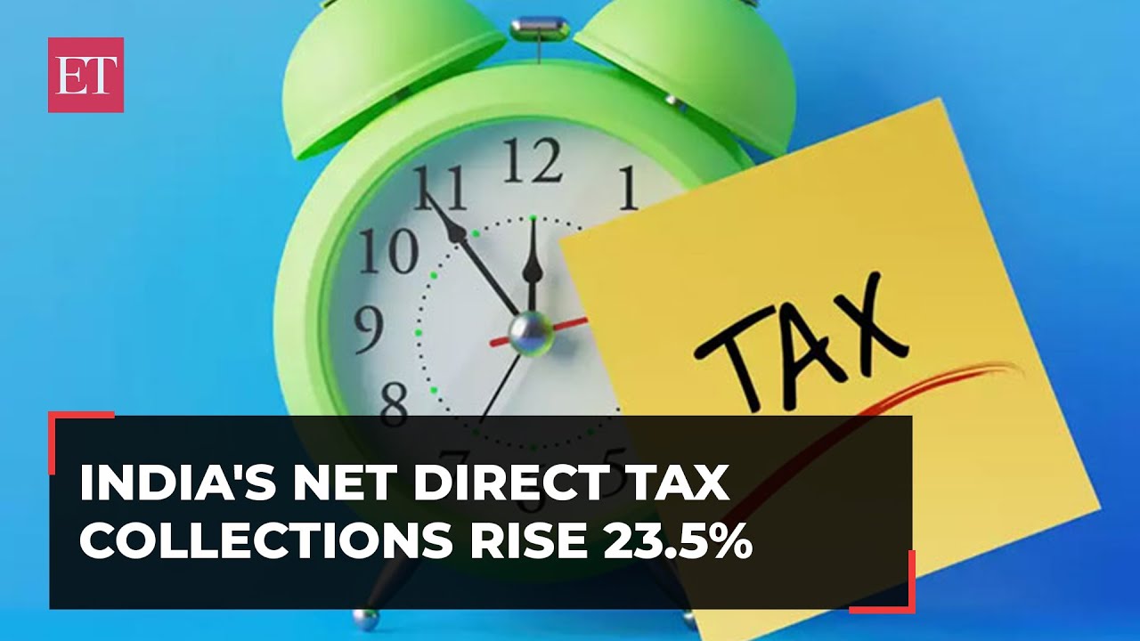 India's net direct tax collections rise 23.5% YoY to Rs 8.65 lakh crore in FY24 so far