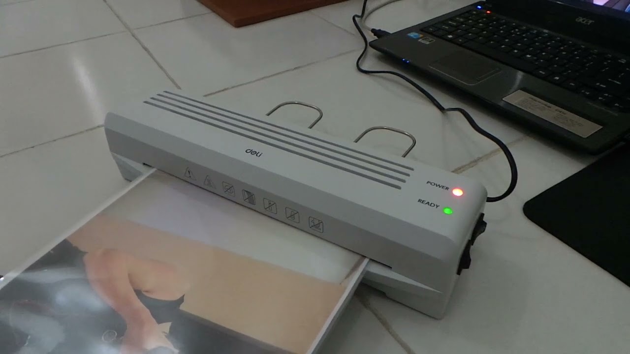 Unboxing dan Review Mesin Laminator Deli 14378