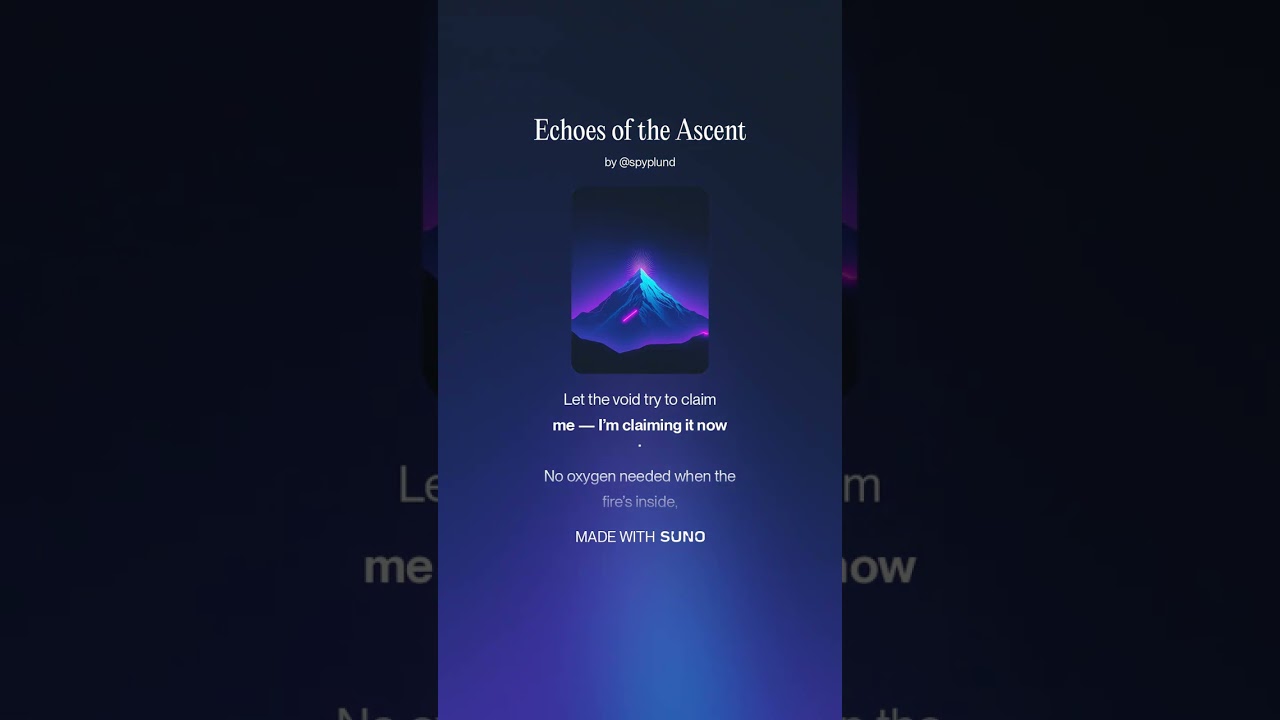 Echoes of the Ascent
