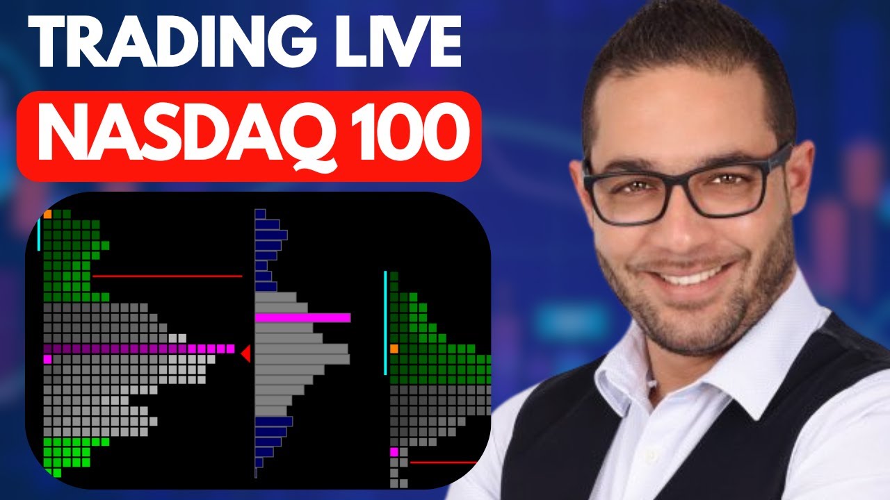 Market Profile - 1 heure de trading live avec Bass sur le Futures Nasdaq