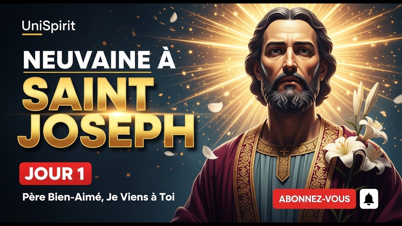 Neuvaine &agrave; Saint Joseph |  Jour 1 : Saint Joseph, P&egrave;re Bien-Aim&eacute;, Je Viens &agrave; Toi
