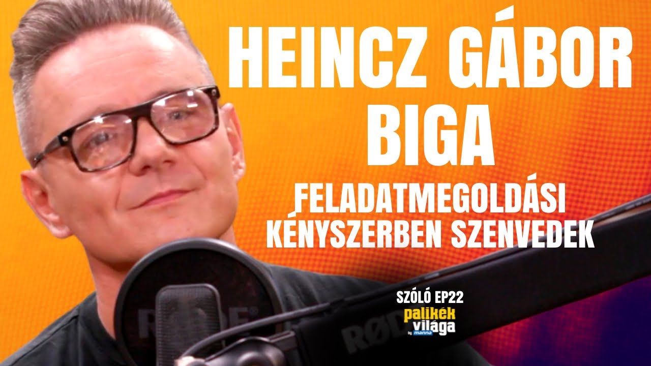 HEINCZ GÁBOR BIGA: FELADATMEGOLDÁSI KÉNYSZERBEN SZENVEDEK / Szóló / Palikék Világa by Manna