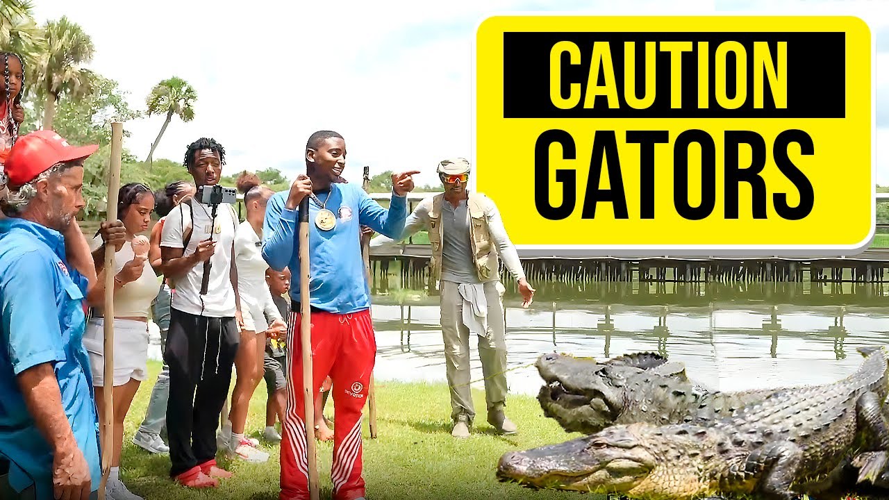 FunnyMike Goes GATOR HUNTING! **GOES HORRIBLY WRONG** 😳 (w/ Zak CATCH Em ALL)