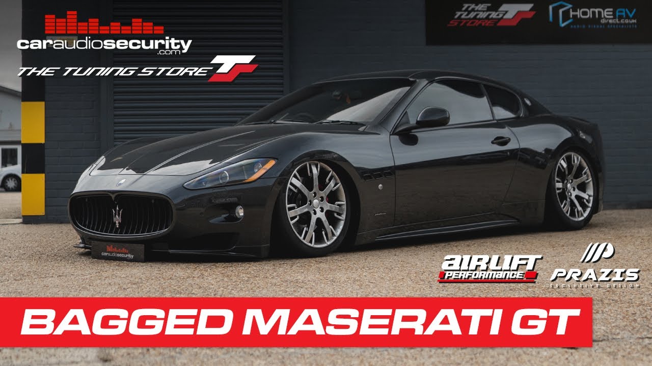 Maserati GranTurismo S on Air Suspension | Car Audio & Security x The Tuning Store