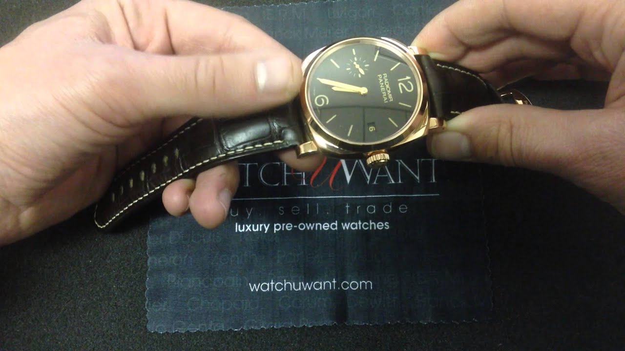 Обзор роскошных часов Panerai Radiomir 1940 3 Days Oro Rosso PAM 515