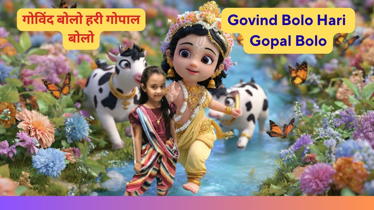 Govind Bolo Hari Gopal Bolo| गोविंद बोलो हरी गोपाल बोलो| #KidGovindBoloHariGopalBoloBhajan for peace