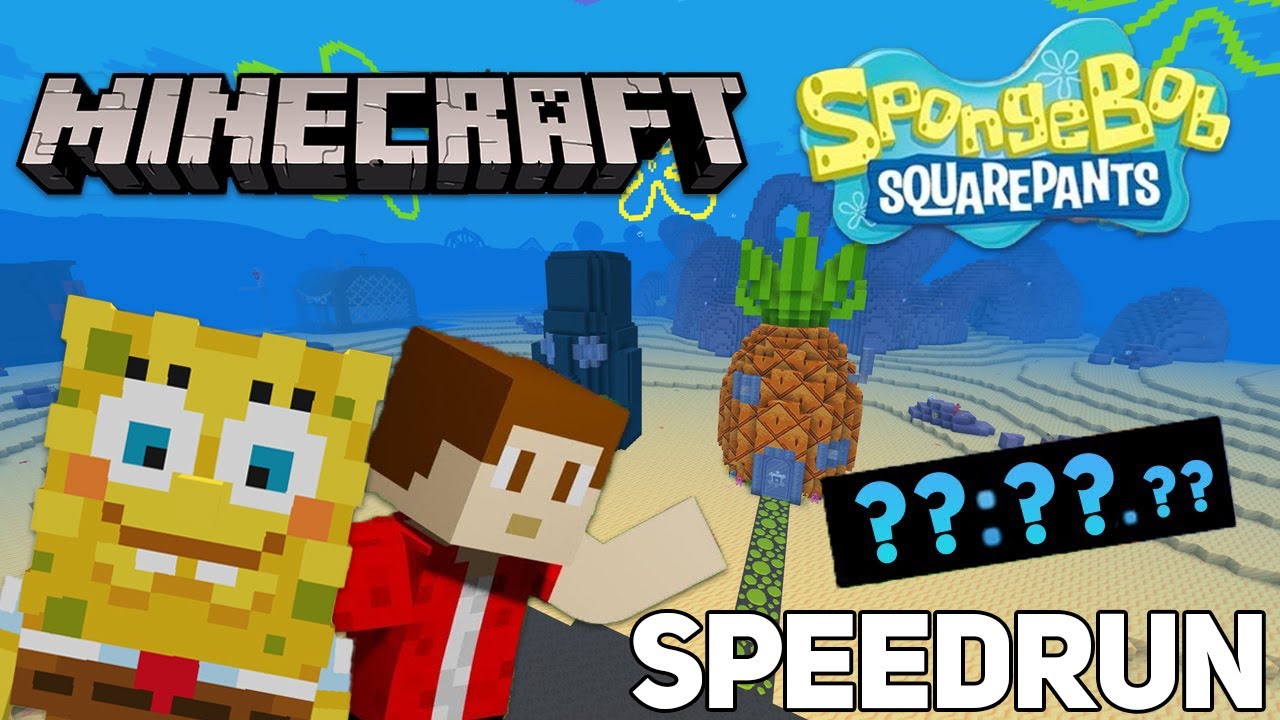 I Got a New SpongeBob DLC Speedrun PB!! | Minecraft SpongeBob DLC Speedrun