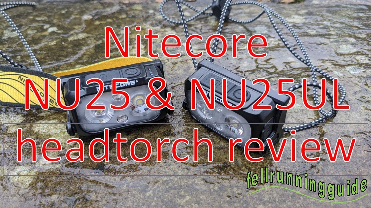 Nitecore NU25 & NU25UL lightweight trail running head torch review