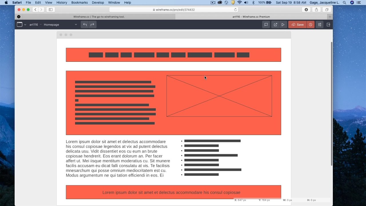 Wireframe CC