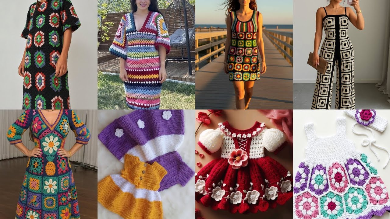 Crochet Frock Ideas||Crochet Baby Clothes New Design 2025 