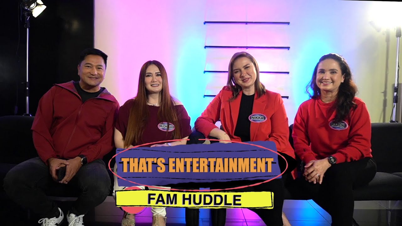 Family Feud: Fam Huddle with That's Entertainment | Online Exclusive