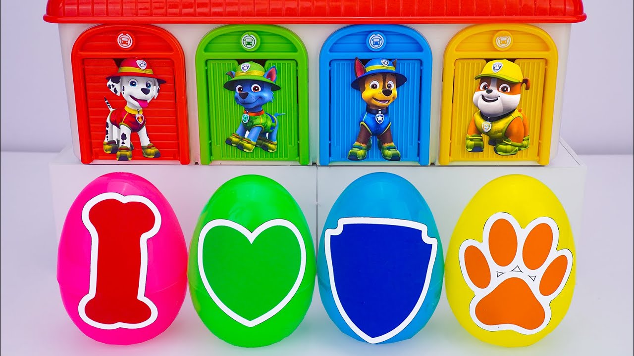 ASMR 66+ Minutes Unboxing Huge PAW PATROL Eggs Toy Set | Review Toys (No Talking)