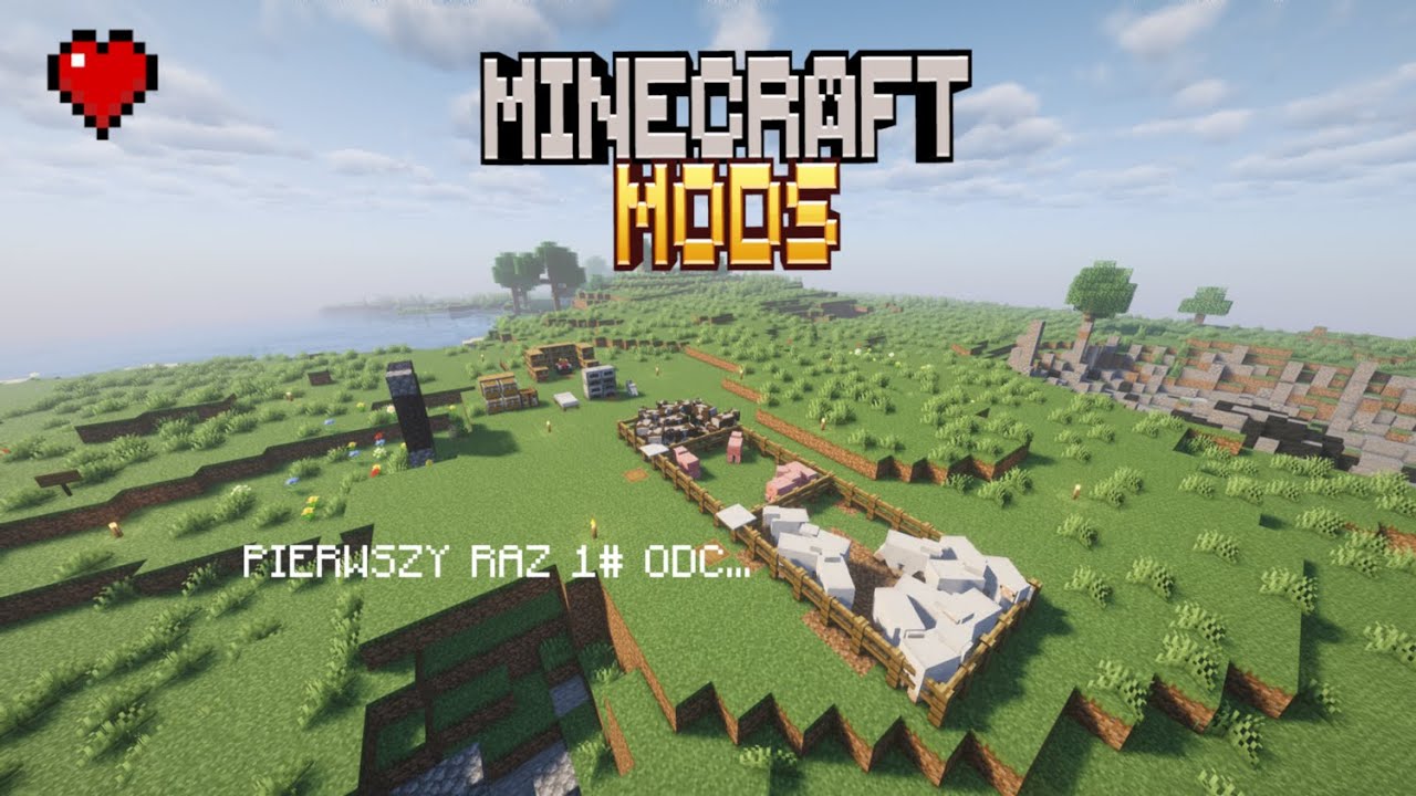 pierwszy raz na modach w MINECRAFT #minecraft  #mod
