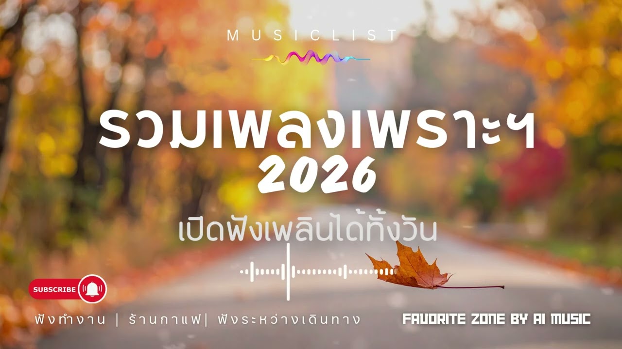 รวมเพลงเพราะ 2026 ฟังยาวๆ เพลงใหม่มาแรง ฮิตที่สุดในตอนนี้ EP.03