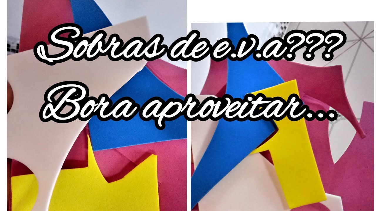 Com sobras de eva, #sobrasdeeva.❤😍🍃🌱🌼
