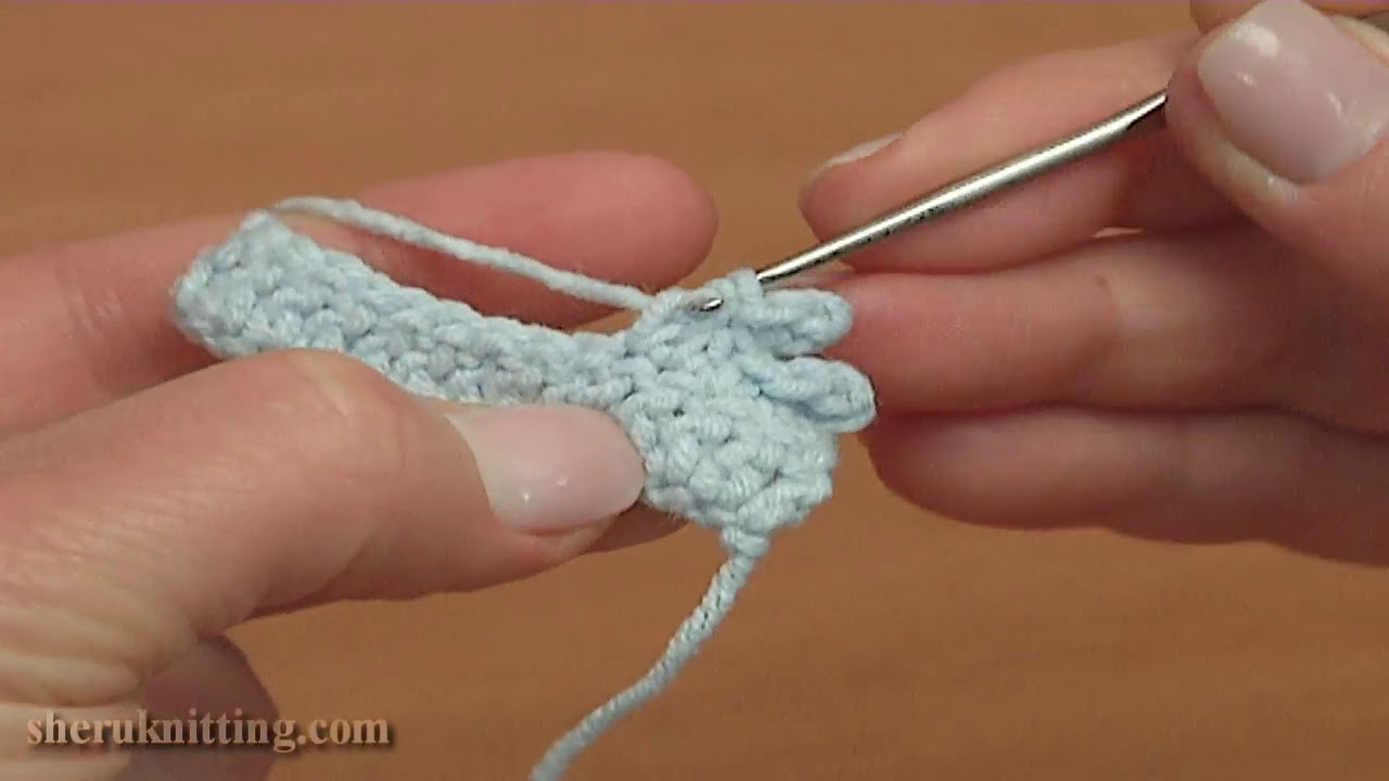 Crochet 3 Chain Picot Stitch