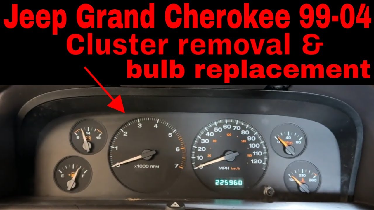 Jeep Grand Cherokee Cluster Removal & Bulb Replacement (99-04 WJ)