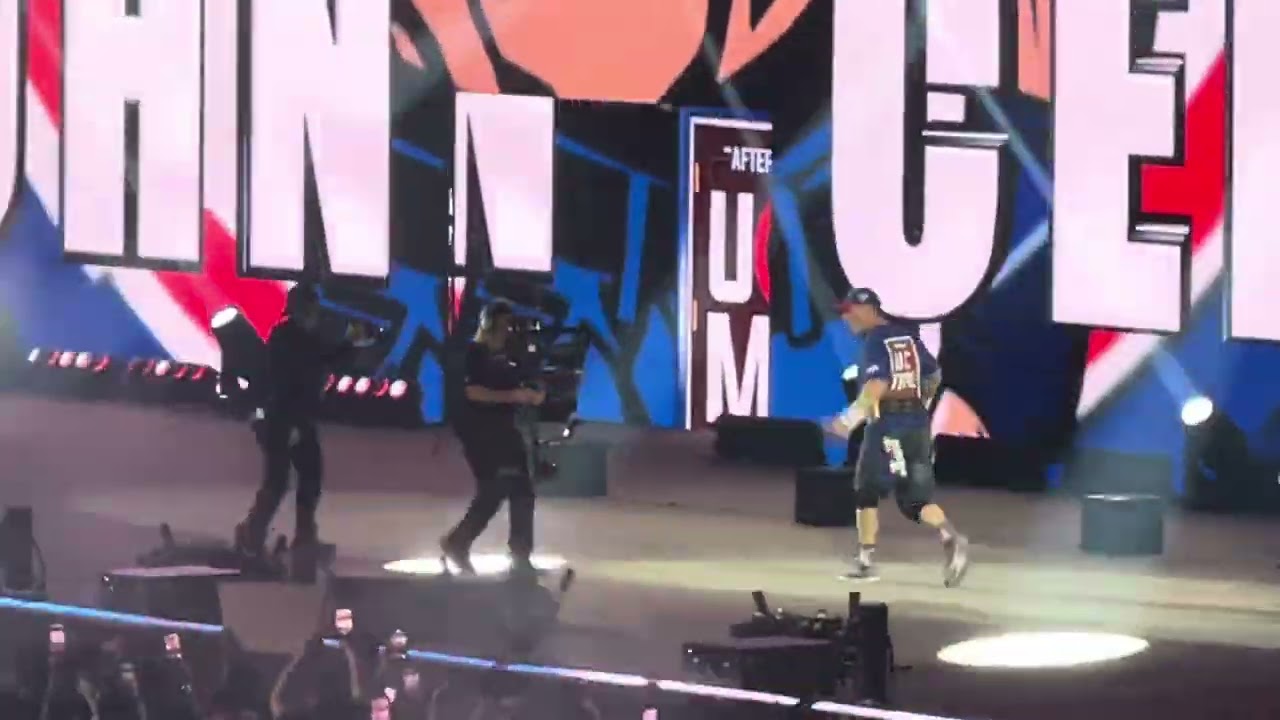 John Cena Entrance WWE Summerslam 2025 MetLife Stadium NJ August 3 2025