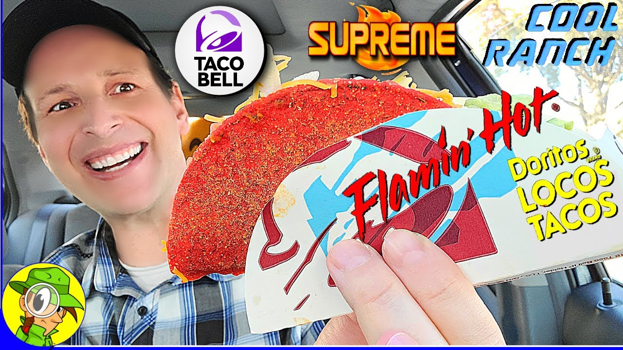 Taco Bell&reg; ?? FLAMIN' HOT&reg; COOL RANCH&reg; Doritos&reg; Locos Tacos SUPREME Обзор ??️