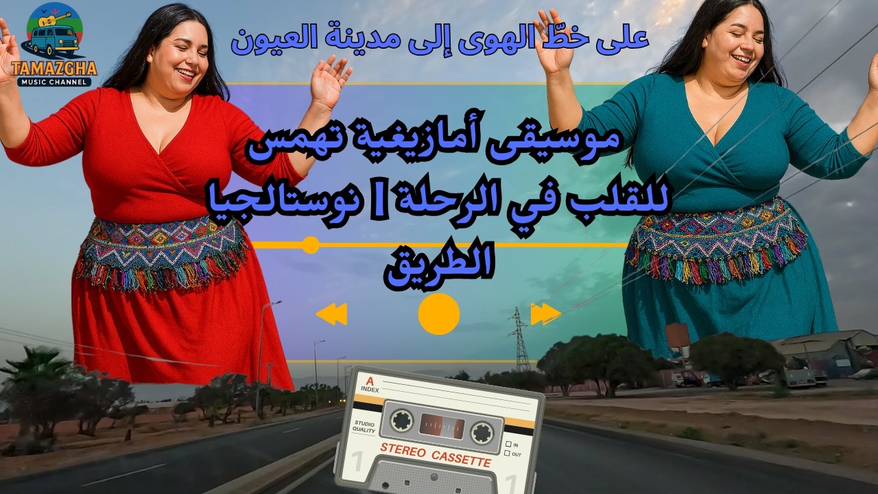 موسيقى أمازيغية تهمس للقلب في الرحلة | نوستالجيا الطريق على خطّ الهوى إلى مدينة العيون