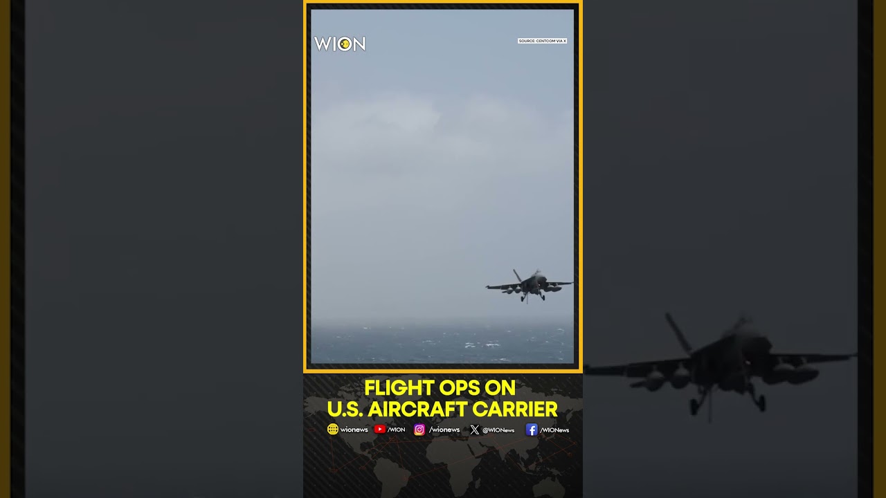 US Sailors Launch Jets From USS George H.W. Bush | WION Shorts