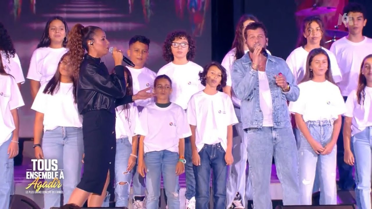 Chimène Badi et Claudio Capéo - On écrit sur les murs - Tous ensemble à Agadir
