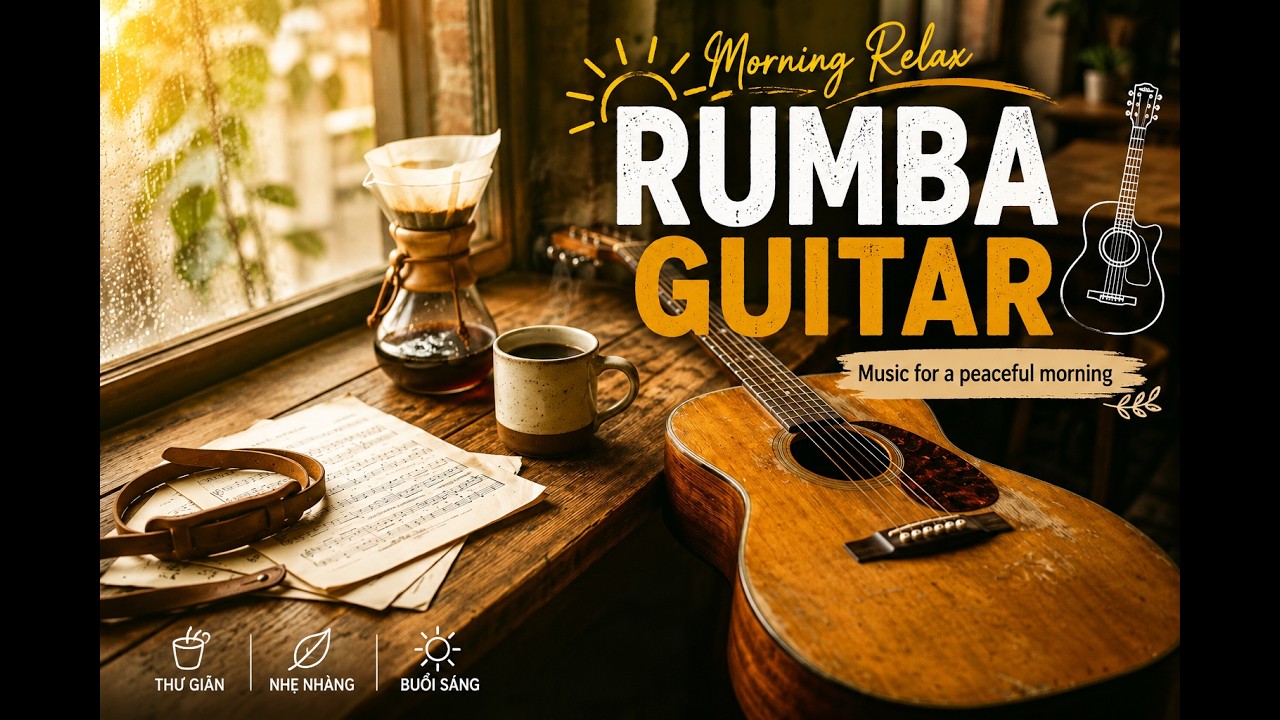 RUMBA GUITAR | Morning Relaxing Music for Coffee, Work & Study | Instrumental Guitar