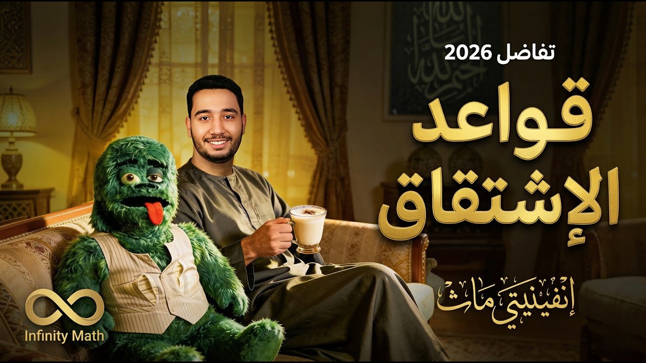 قواعد الاشتقاق بسهولة 🔥 | تفاضل تانية ثانوي | الدرس الثالث