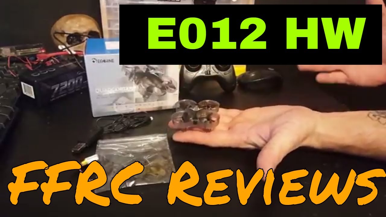 Review of the Eachine E012hw with altitude hold and Wi-Fi FPV on your smartphone!