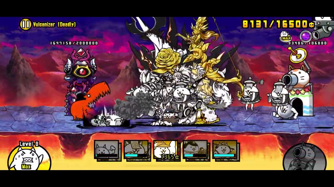 I beat manic eraser cat (it was a close battle)