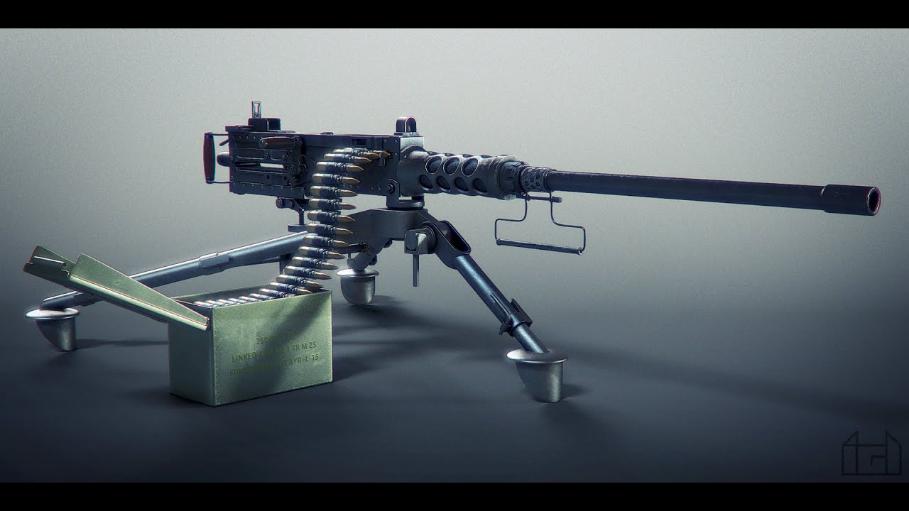 M2 Browning Full Auto fire / Sound effect