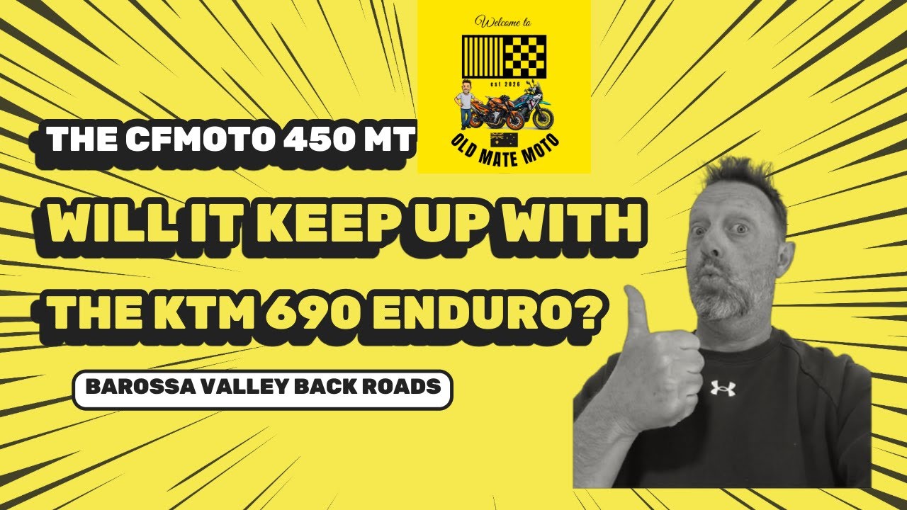 CAN THE CFMOTO 450 KEEP UP WITH THE KTM?🤷‍♂️ - POV - Barossa Valley back roads on the CFMOTO 450 MT