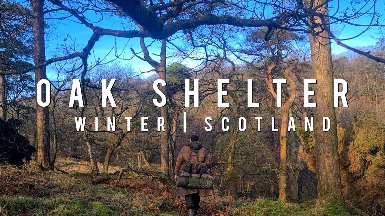Oak Shelter | Минимальный кемпинг | Шотландия