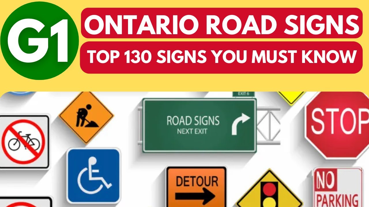 G1 Practice Test ONTARIO 2025 | Traffic Signs #g1test #roadsigns #trafficsigns